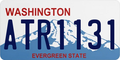 WA license plate ATR1131