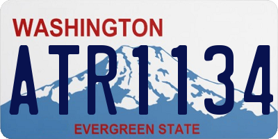 WA license plate ATR1134