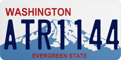 WA license plate ATR1144