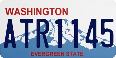 WA license plate ATR1145