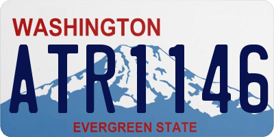 WA license plate ATR1146