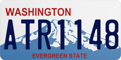 WA license plate ATR1148