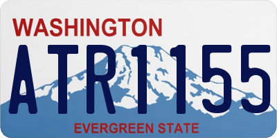 WA license plate ATR1155