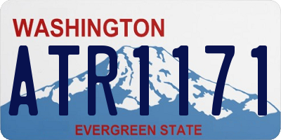 WA license plate ATR1171