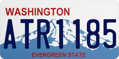 WA license plate ATR1185