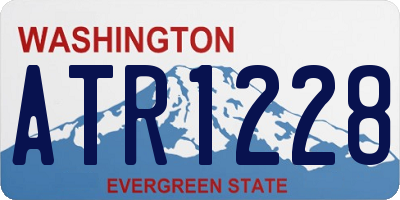 WA license plate ATR1228