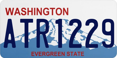 WA license plate ATR1229