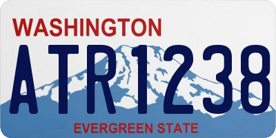 WA license plate ATR1238