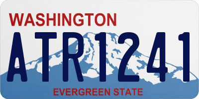 WA license plate ATR1241