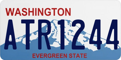 WA license plate ATR1244