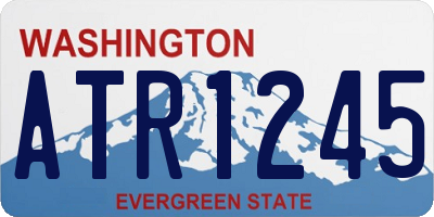 WA license plate ATR1245