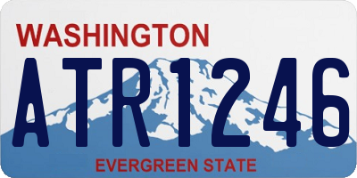 WA license plate ATR1246