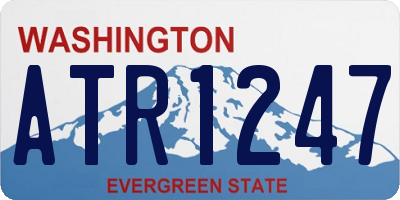 WA license plate ATR1247
