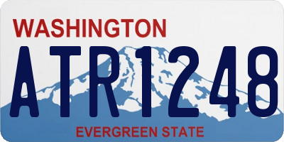 WA license plate ATR1248