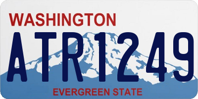 WA license plate ATR1249