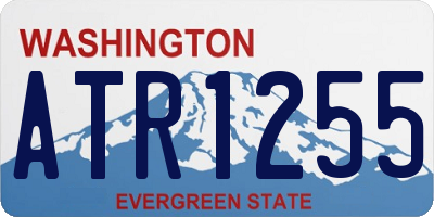 WA license plate ATR1255