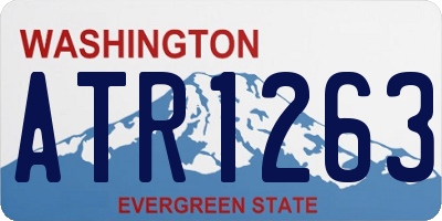 WA license plate ATR1263