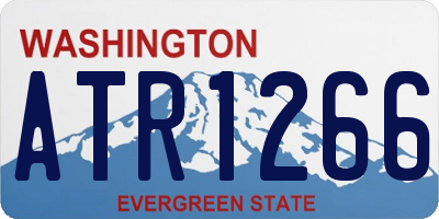 WA license plate ATR1266