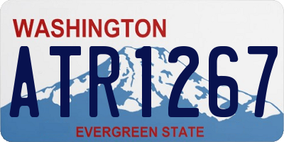 WA license plate ATR1267