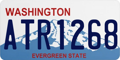 WA license plate ATR1268