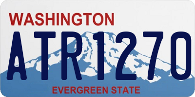 WA license plate ATR1270