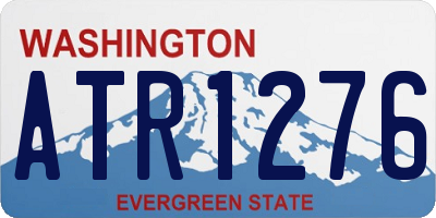 WA license plate ATR1276
