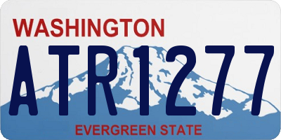 WA license plate ATR1277