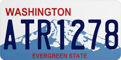 WA license plate ATR1278