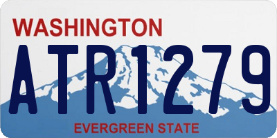 WA license plate ATR1279