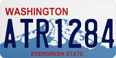 WA license plate ATR1284
