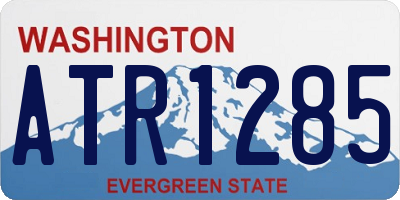 WA license plate ATR1285
