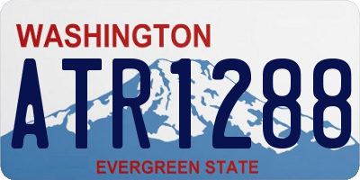 WA license plate ATR1288