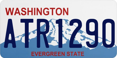 WA license plate ATR1290