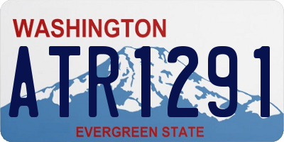 WA license plate ATR1291