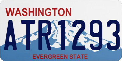 WA license plate ATR1293