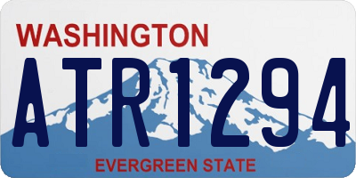 WA license plate ATR1294