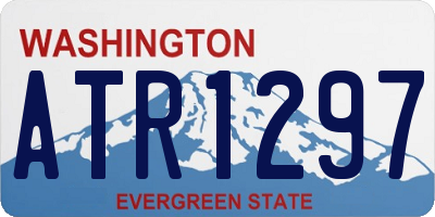 WA license plate ATR1297