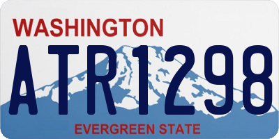 WA license plate ATR1298
