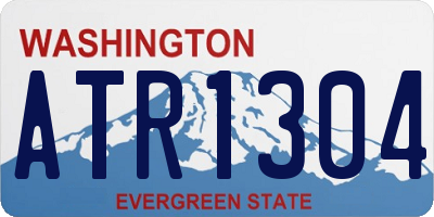 WA license plate ATR1304