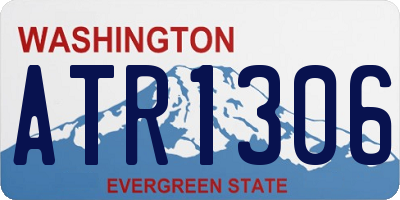 WA license plate ATR1306
