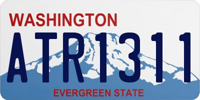 WA license plate ATR1311