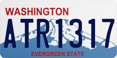 WA license plate ATR1317
