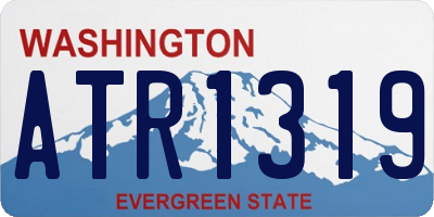 WA license plate ATR1319