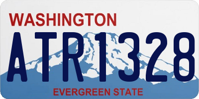 WA license plate ATR1328