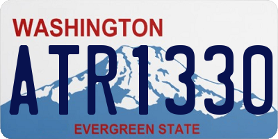 WA license plate ATR1330