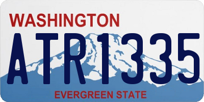 WA license plate ATR1335