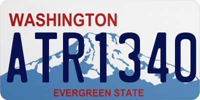 WA license plate ATR1340