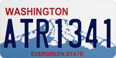 WA license plate ATR1341
