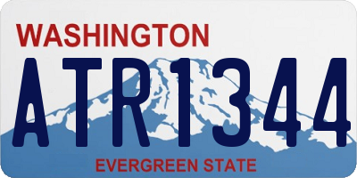 WA license plate ATR1344