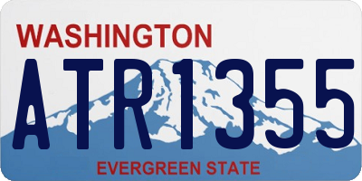 WA license plate ATR1355